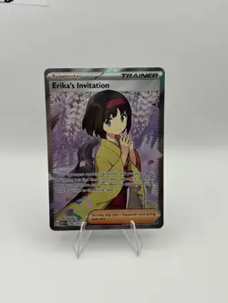 Erika's Invitation 196/165 Sv: Scarlet & Violet 151 Trainer Pokemon Card - Image 1