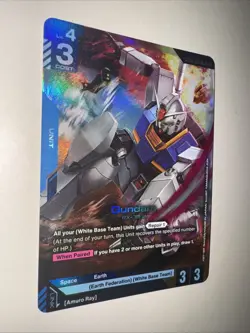 Gundam Card Game GD01-001 LR Gundam TCG CCG English - Image 2