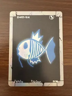 Pokederp Halloween X-ray Dafish Holo Magikarp 19/36 Custom Derpy Card - Image 1