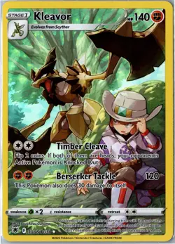 Pokemon Card - Kleavor Astral Radiance Trainer Gallery TG08/TG30 Holo LP - Image 1