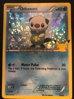 Oshawott 21/25 Mc Donald's Promo Holo **NM** 25th Anniversary POKEMON - Image 1