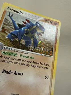 Armaldo Prerelease Heavy Stamp Error - 1/100 Holo Promo EX Sandstorm Pokemon (W) - Image 3