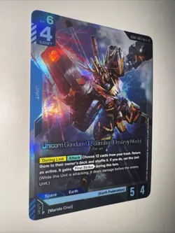 Unicorn 02 Banshee GD01-003 LR GUNDAM TCG CARD GAME FOIL ENGLISH NEWTYPE RISING - Image 2