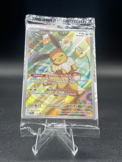 Sealed Pokemon Card TCG Full Art Eevee SVP 173 Scarlet & Violet Promo Holo Mint - Image 3