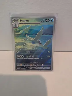 Swanna White Flare Illustration Rare Pokemon TCG Card 110/086 - Image 1