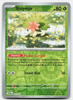 Shaymin Uncommon Destined Rivals Reverse Holo 010/182 NM/M Pokemon - Image 1