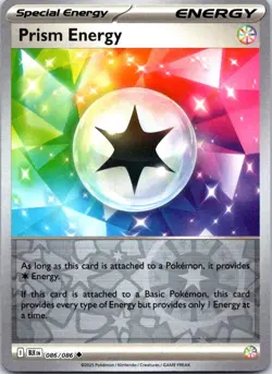 Prism Energy 086/086 Uncommon Black Bolt Pokemon Reverse Holo NM - Image 1