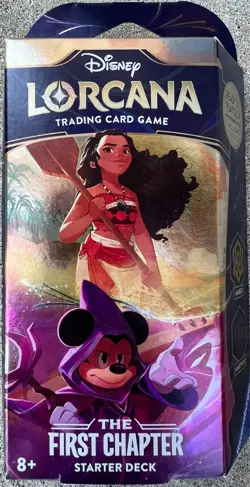 Disney Lorcana Trading Card Game Starter Deck - Amber and Amethyst - Image 1