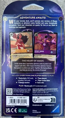 Disney Lorcana Trading Card Game Starter Deck - Amber and Amethyst - Image 2