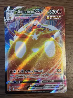 The Pokemon Company Pokemon TCG Cinderace VMAX 045/264 Swsh08 Holo UR EN 320HP - Image 1