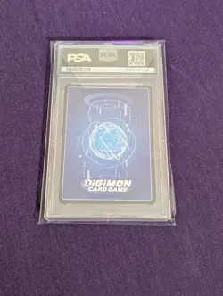 2021 Digimon Card Game Double Diamond BT6-111 Sec Alphamon PSA 10 - Image 2