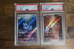 ​Pokemon 151 Japanese Charmander & Wartortle PSA 9 Mint 2 Card Lot - Image 1