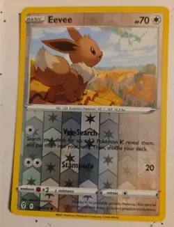 Eevee 125/203 Evolving Skies Reverse Holo Sword And Shield Pokemon Tcg #2 - Image 1