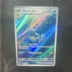 Pokemon TCG Wartortle 171/165 SV 151 Illustration Rare Holo Full Art ENG 2023 - Image 1