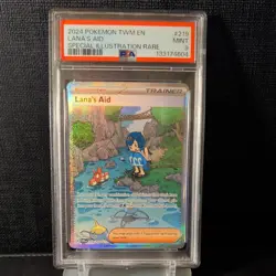 Pokemon TCG Twilight Masquerade 219/167 Lana’s Aid - PSA 9 Graded - Image 1
