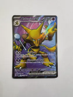 Pokemon TCG Alakazam EX Scarlet & Violet-151 188/165 Holo Ultra Rare - Image 1