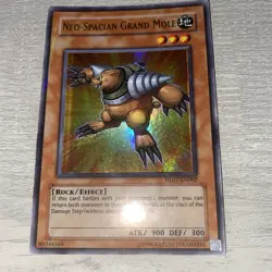 Yugioh Neo-Spacian Grand Mole HL07-EN002 Ultra Rare Card - Image 1