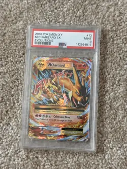 Pokemon M CHARIZARD EX 13/108 HOLO PSA 9 | Mint | XY Evolutions | 2016 - Image 1