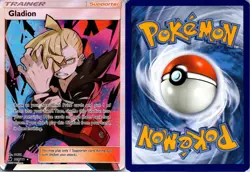 Gladion 109/111 Crimson Invasion Pokemon TCG Holo Ultra Rare MP - Image 3