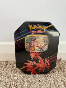 POKEMON TCG - Crown Zenith - Galarian Zapdos Tin - NEW SEALED - Image 1