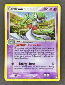 Pokemon TCG Gardevoir 9/108 Power Keepers Holo - Damaged - Image 1
