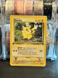 Pokemon 1999 Pikachu 60/64 Jungle 1st Edition - Image 1