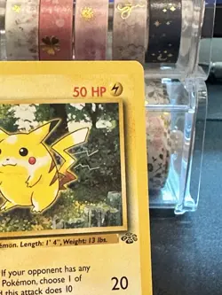 Pokemon 1999 Pikachu 60/64 Jungle 1st Edition - Image 4