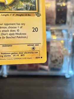 Pokemon 1999 Pikachu 60/64 Jungle 1st Edition - Image 5
