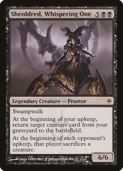 Sheoldred, Whispering One New Phyrexia MP MTG - Image 1