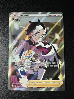 Pokemon Piers 069/072 Ultra Rare Full Art Holo Shining Ftes - Image 1