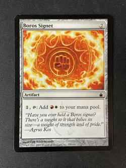 MTG Ravnica: City of Guilds #255 Boros Signet LP - Image 1