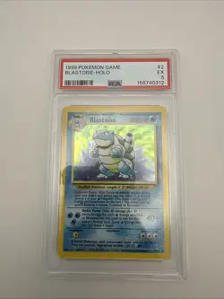 1999 Pokemon Base Set Trio Charizard PSA 7, Blastoise & Venusaur PSA 5 - Image 3