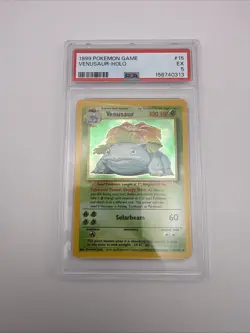 1999 Pokemon Base Set Trio Charizard PSA 7, Blastoise & Venusaur PSA 5 - Image 4