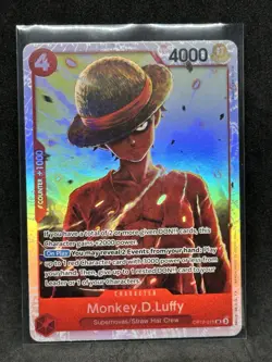 Monkey D Luffy SR OP12-015 English ONE PIECE Card Legacy of the Master - NM - Image 1