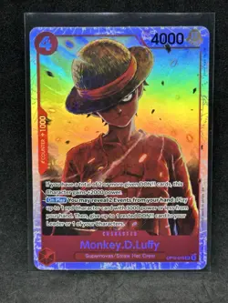 Monkey D Luffy SR OP12-015 English ONE PIECE Card Legacy of the Master - NM - Image 3