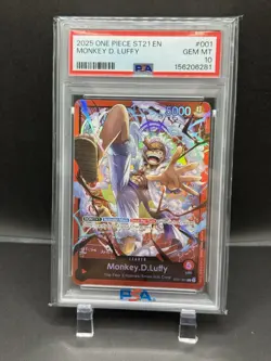 Monkey D Luffy - One Piece Starter Deck ST21 - 001 PSA10 - Image 1