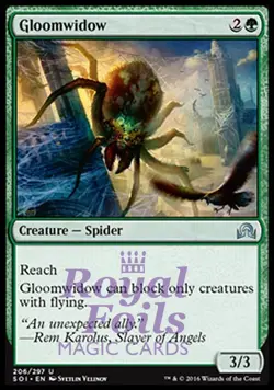 Gloomwidow 4x FOIL SOI MTG Shadows Over Innistrad Uncommon MINT green - Image 1