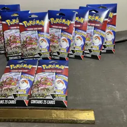 LOT OF 10 Pokemon TCG Booster Packs SEALED NEW (25 CARDS /PACK) - Image 2
