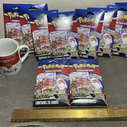 LOT OF 10 Pokemon TCG Booster Packs SEALED NEW (25 CARDS /PACK) - Image 3