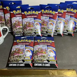 LOT OF 10 Pokemon TCG Booster Packs SEALED NEW (25 CARDS /PACK) - Image 4