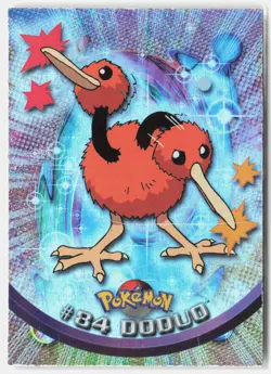 Doduo #84 Holo Topps Trading Cards Series 2 Pokemon Heavily Played - Image 1