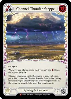 Channel Thunder Steppe (1st Edition) (NF) - Tales of Aria (NM) - Single Card - Image 1