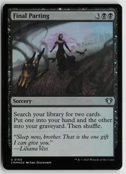 Final Parting Lightly Played Foil 160 Commander Masters MTG - Image 1