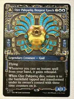 MTG / Ojer Pakpatiq, Deepest Epoch / LCI / #315 / Regular (Showcase) Mythic / NM - Image 1