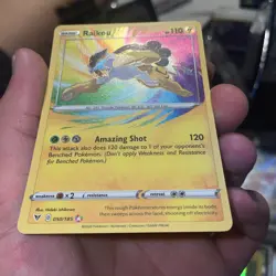 Raikou 50/185 Amazing Rare Vivid Voltage Pokemon TCG Near Mint - Image 1