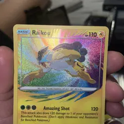 Raikou 50/185 Amazing Rare Vivid Voltage Pokemon TCG Near Mint - Image 2