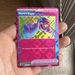 Pokemon Hero's Cape Holo Ace SPEC Rare Trainer SV05 Temporal Forces 152/162 EN - Image 1