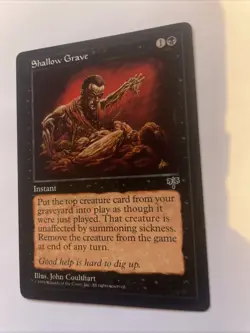 MTG, Shallow Grave, Mirage, NM, Reserved List - Image 1