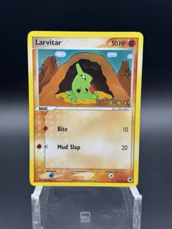 Pokemon TCG Larvitar Dragon Frontiers Reverse Holo STAMPED LP - Image 1