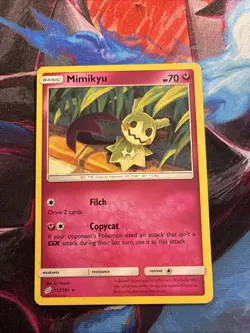 Mimikyu 112/181 Regular Rare Team Up Pokemon Card - Image 1